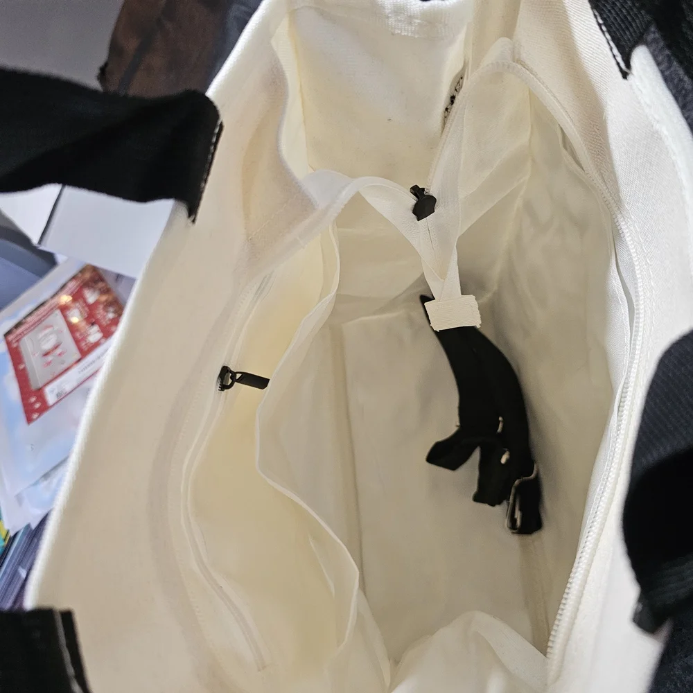 Graphic Tote Bag with Text Design - Picture 2 of 2